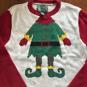 UGLY CHRISTMAS SWEATER Men’s Elf body His and Hers Sweater M